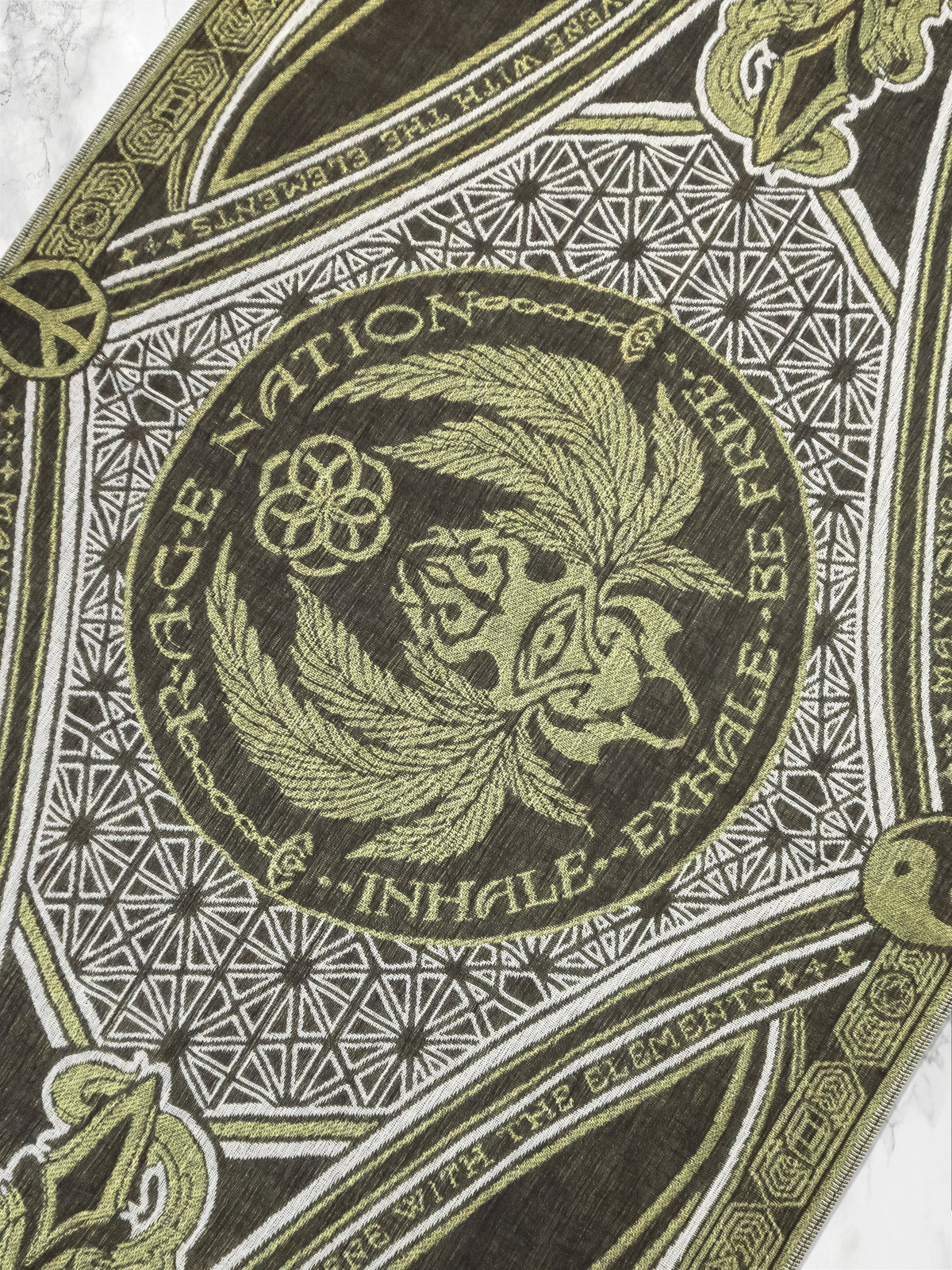 CONVENE WITH THE ELEMENTS ✦ GOLDEN KU$H ✦ Festival Shawl Shawls 