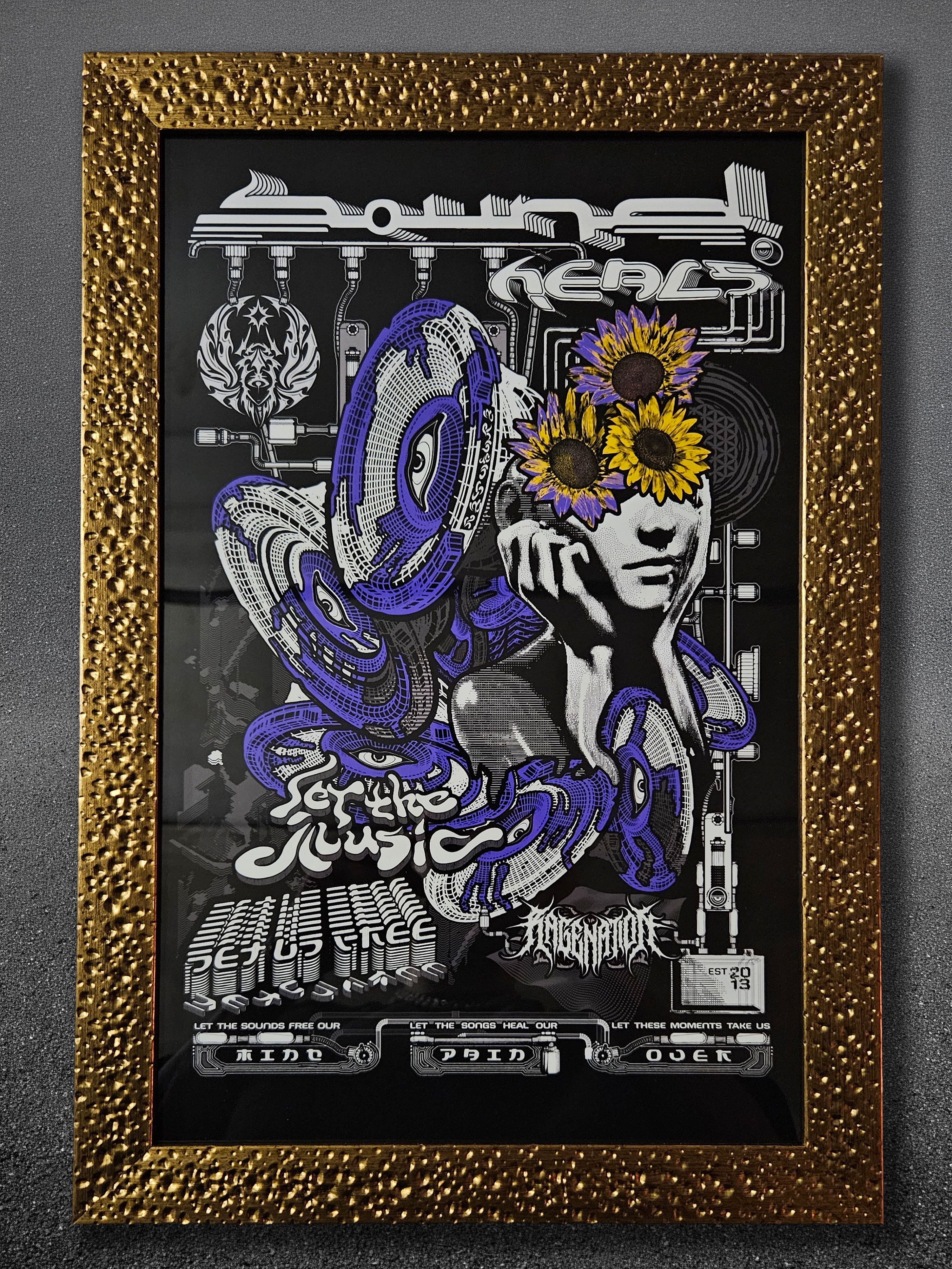 SOUND HEALS ✦ LE 50 ✦ PRINT by @BILLNATION333