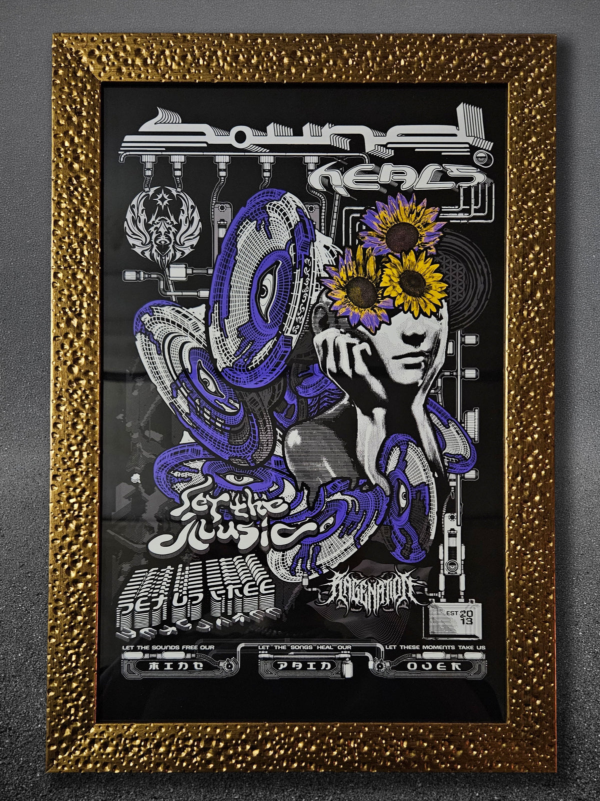 SOUND HEALS ✦ LE 50 ✦ PRINT by @BILLNATION333 Print 
