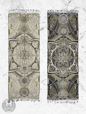 HARMONY HEALS • GOLD • Festival Shawl/Scarf NEW Shawl 