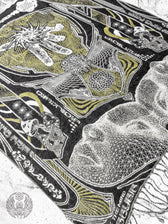 GOLDEN TEACHERS V1 • GOLD • Festival Shawl/Scarf NEW Shawl 