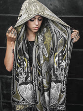 GOLDEN TEACHERS V1 • GOLD • Festival Shawl/Scarf NEW Shawl 