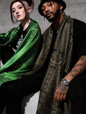 RESTOCKED ✦ TRANSCENDENCE • GOLD • GROKKO • Reversible Festival Shawl/Scarf Shawls 