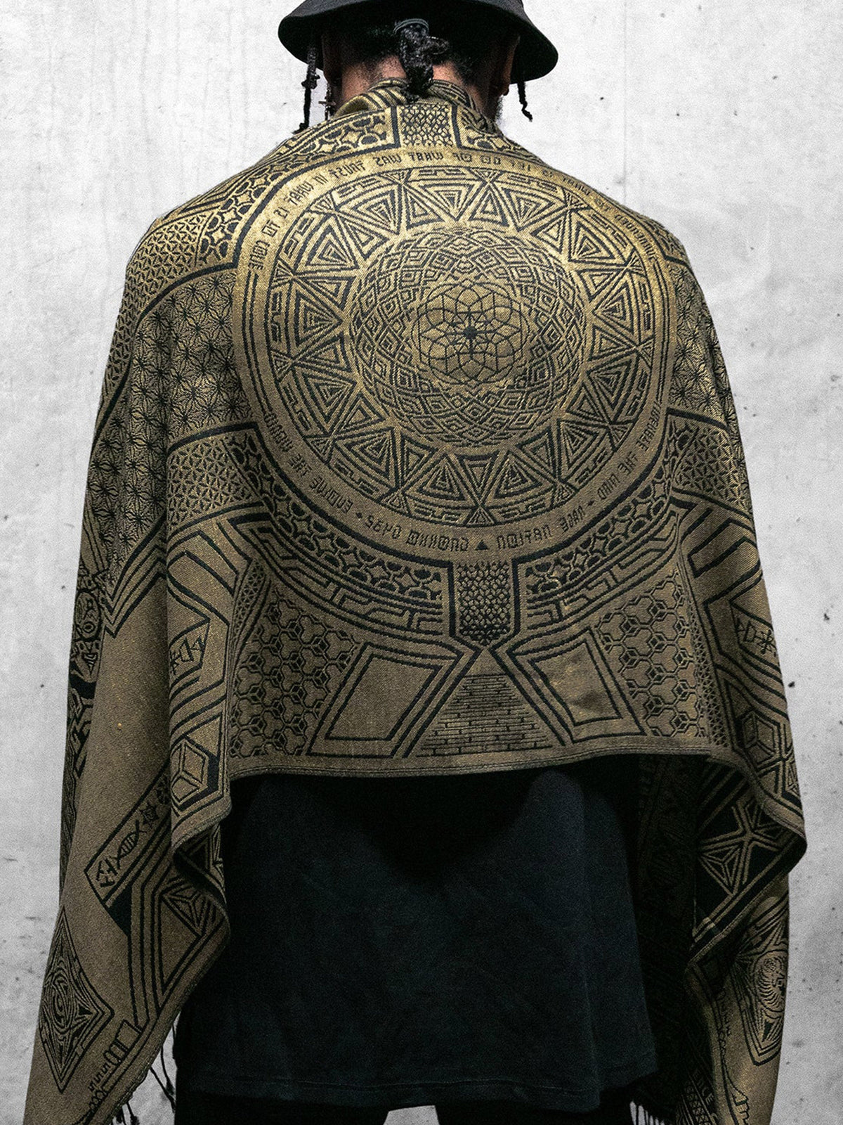 RESTOCKED ✦ TRANSCENDENCE • GOLD • GROKKO • Reversible Festival Shawl/Scarf Shawls 