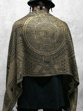 RESTOCKED ✦ TRANSCENDENCE • GOLD • GROKKO • Reversible Festival Shawl/Scarf Shawls 