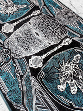 RESTOCKED ✦ GOLDEN TEACHERS V1 • AQUAMARINE • Festival Shawl/Scarf Shawl 