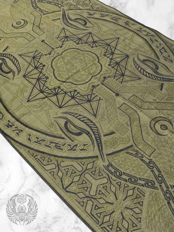 COMING SOON • PROTECTED BY INTENT • GOLD FESTIVAL SHAWL Shawls 