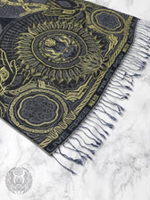 COMING SOON • PROTECTED BY INTENT • GOLD FESTIVAL SHAWL Shawls 