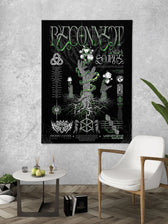 RECONNECT WITH SOURCE V2 ✦ YANTRART x RAGE NATION ✦ Limited Edition Canvas Canvas 