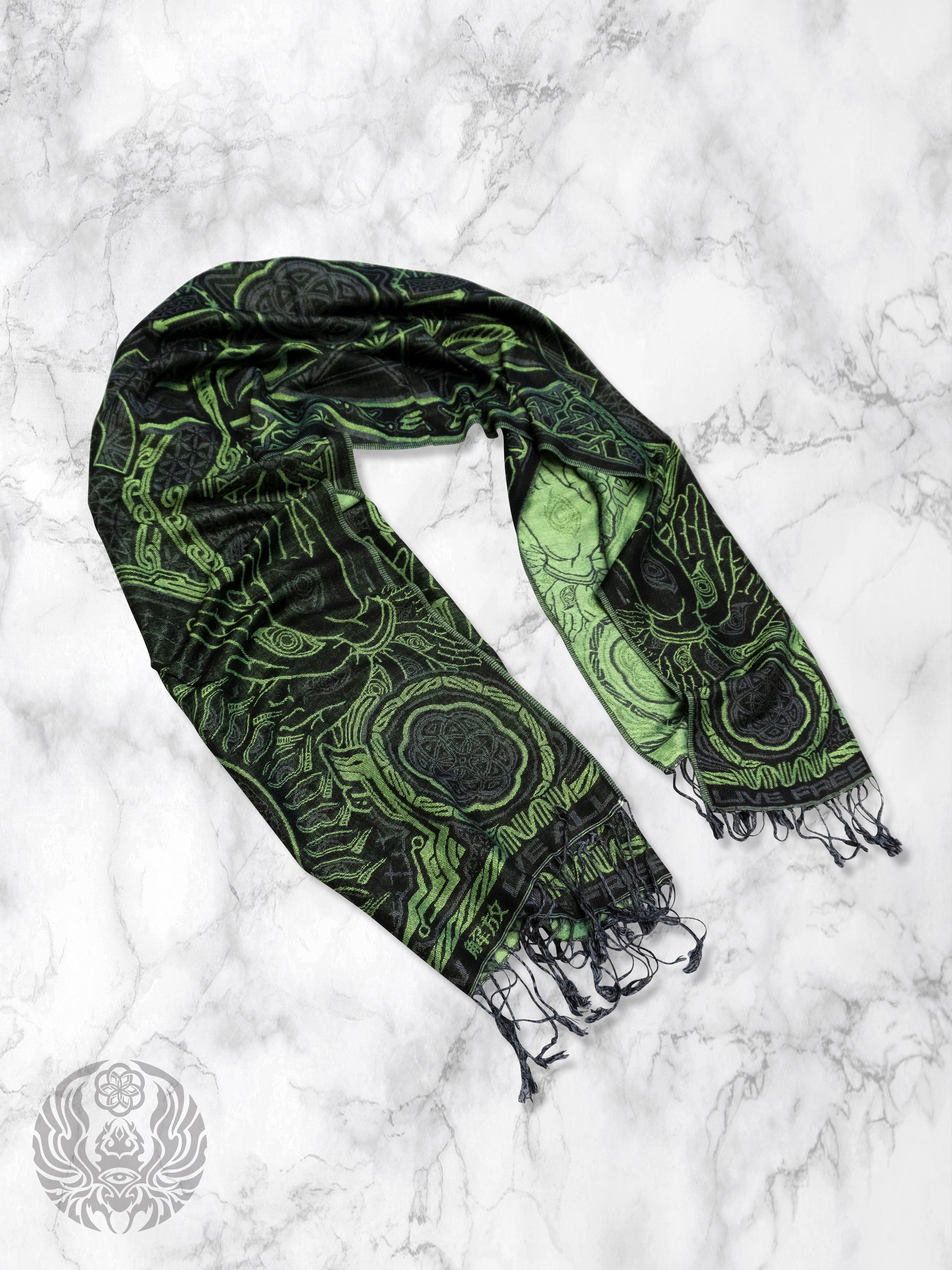 COMING SOON • PROTECTED BY INTENT • GREEN FESTIVAL SHAWL Shawls 