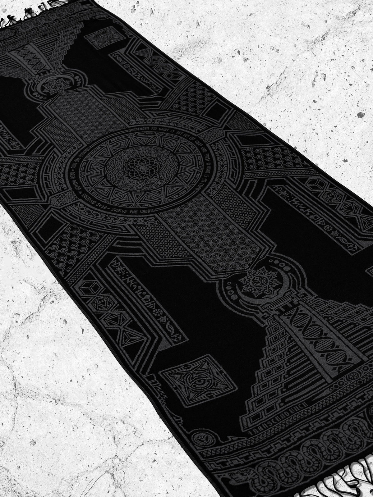 RESTOCKED ✦ TRANSCENDENCE • SMOKE • GROKKO • Reversible Festival Shawl/Scarf Shawls 