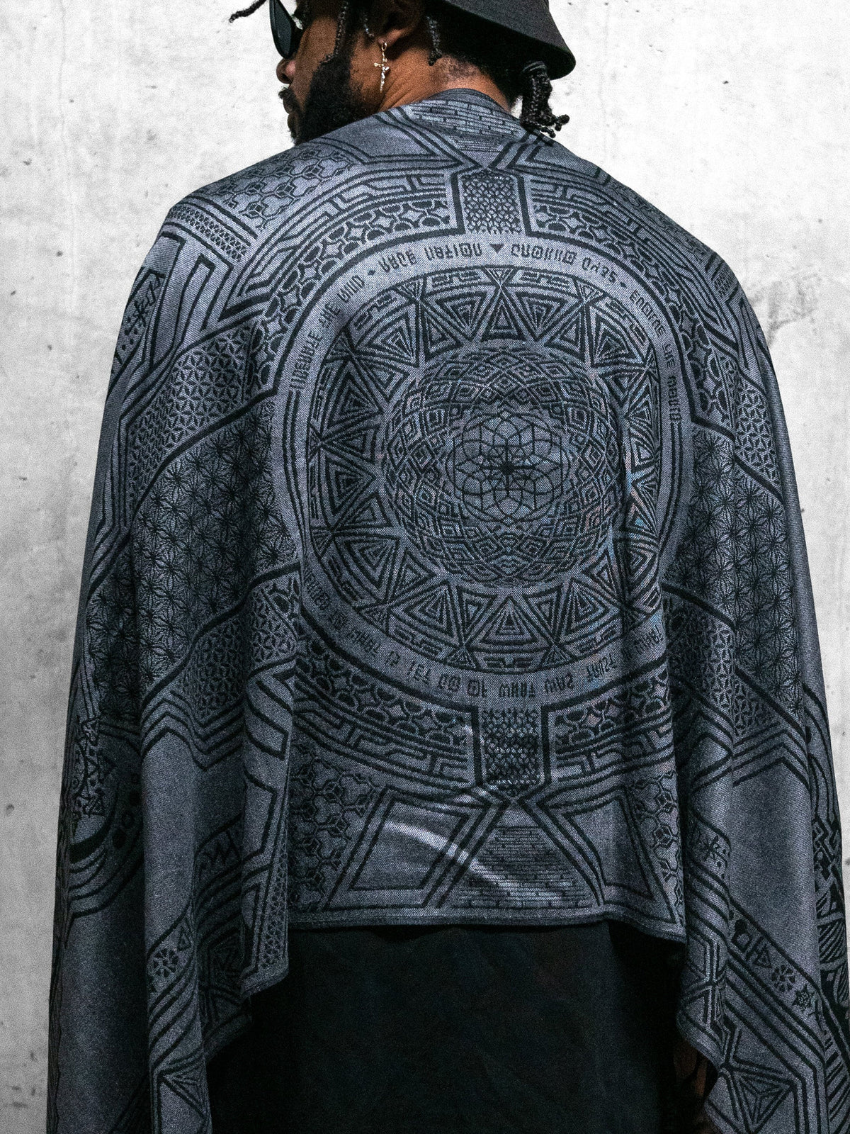 RESTOCKED ✦ TRANSCENDENCE • SMOKE • GROKKO • Reversible Festival Shawl/Scarf Shawls 