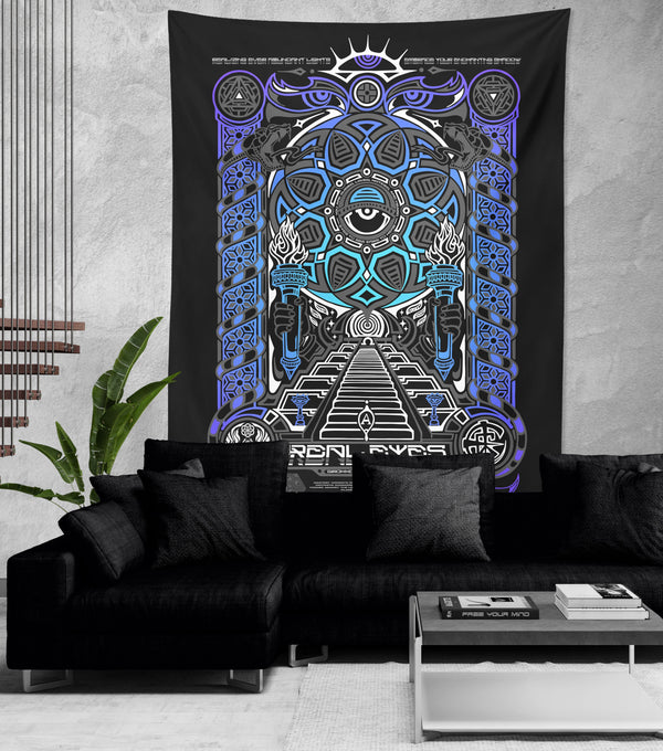 REAL EYES 2.0 ✦ GROKKO ✦ 111 Limited Edition Tapestry Tapestry 