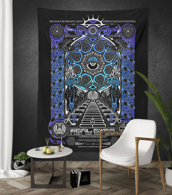 REAL EYES 2.0 ✦ GROKKO ✦ 111 Limited Edition Tapestry Tapestry 