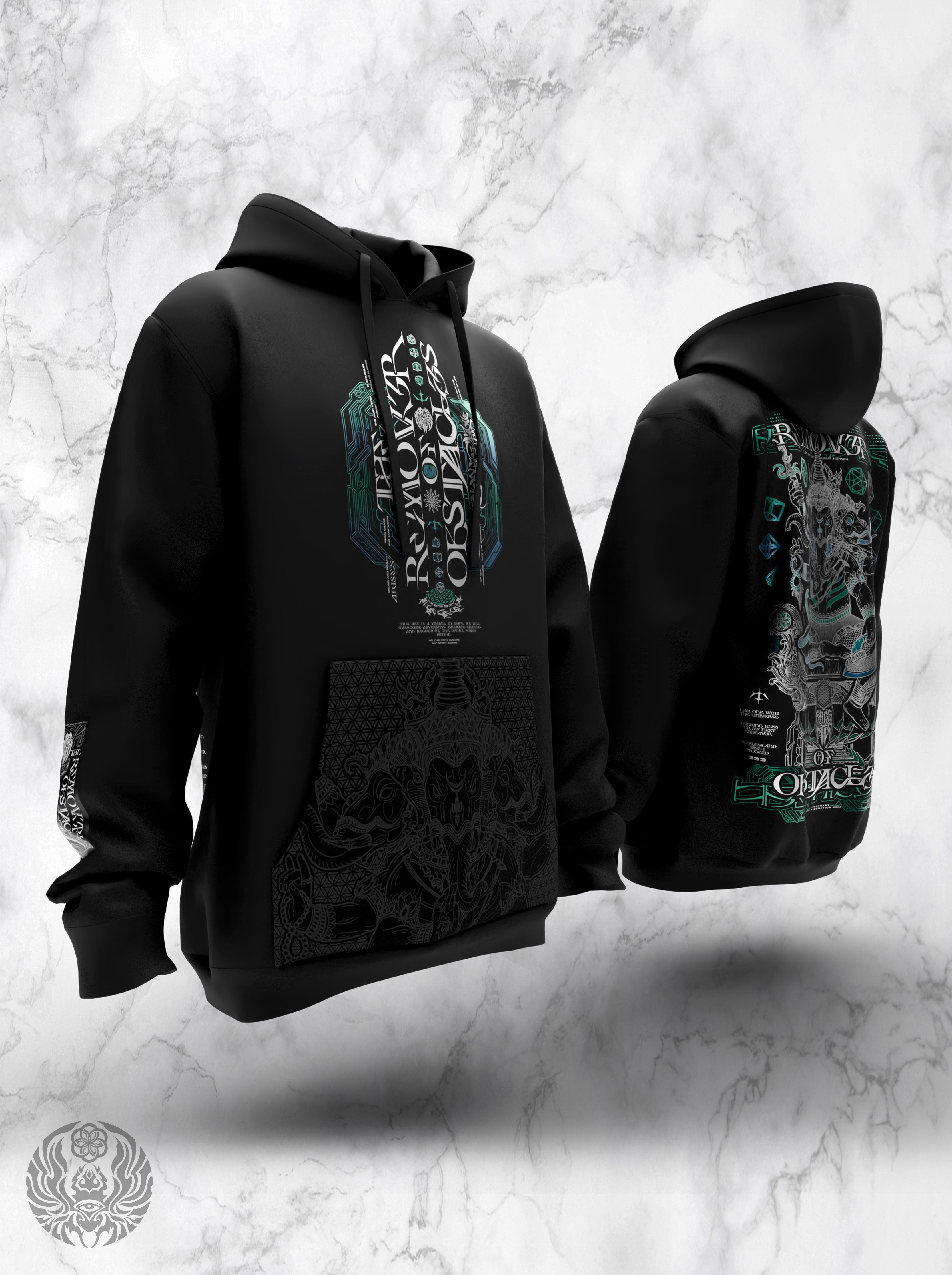 PRE-ORDER ✦ REMOVER OF OBSTACLES ✦ 3-TONE IRIDESCENT FOIL ✦ Premium Hoodie Hoodie 