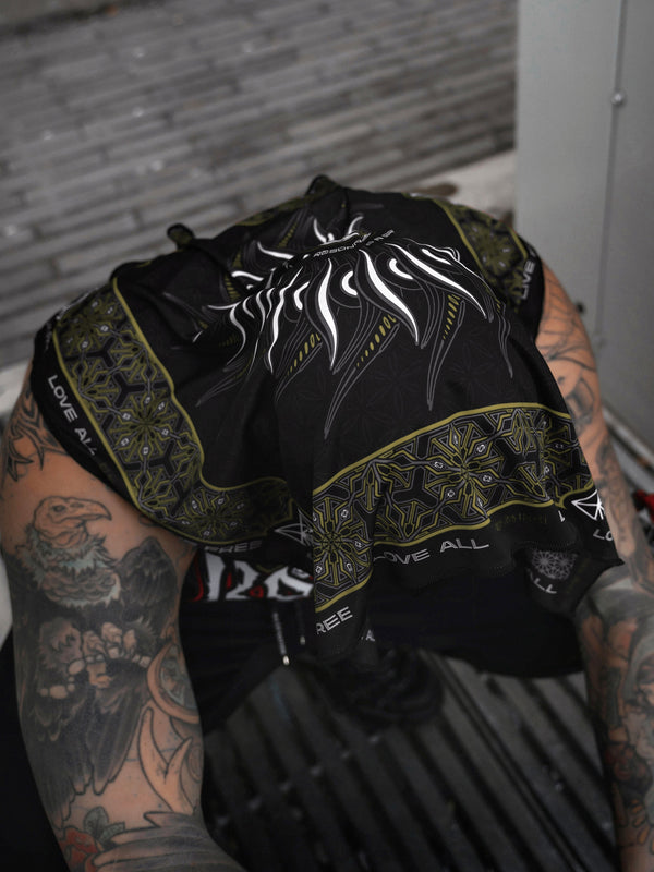 PRE-ORDER ✦ PROTECTED BY INTENT ✦ Gold Double-sided Bandana Coming Soon 