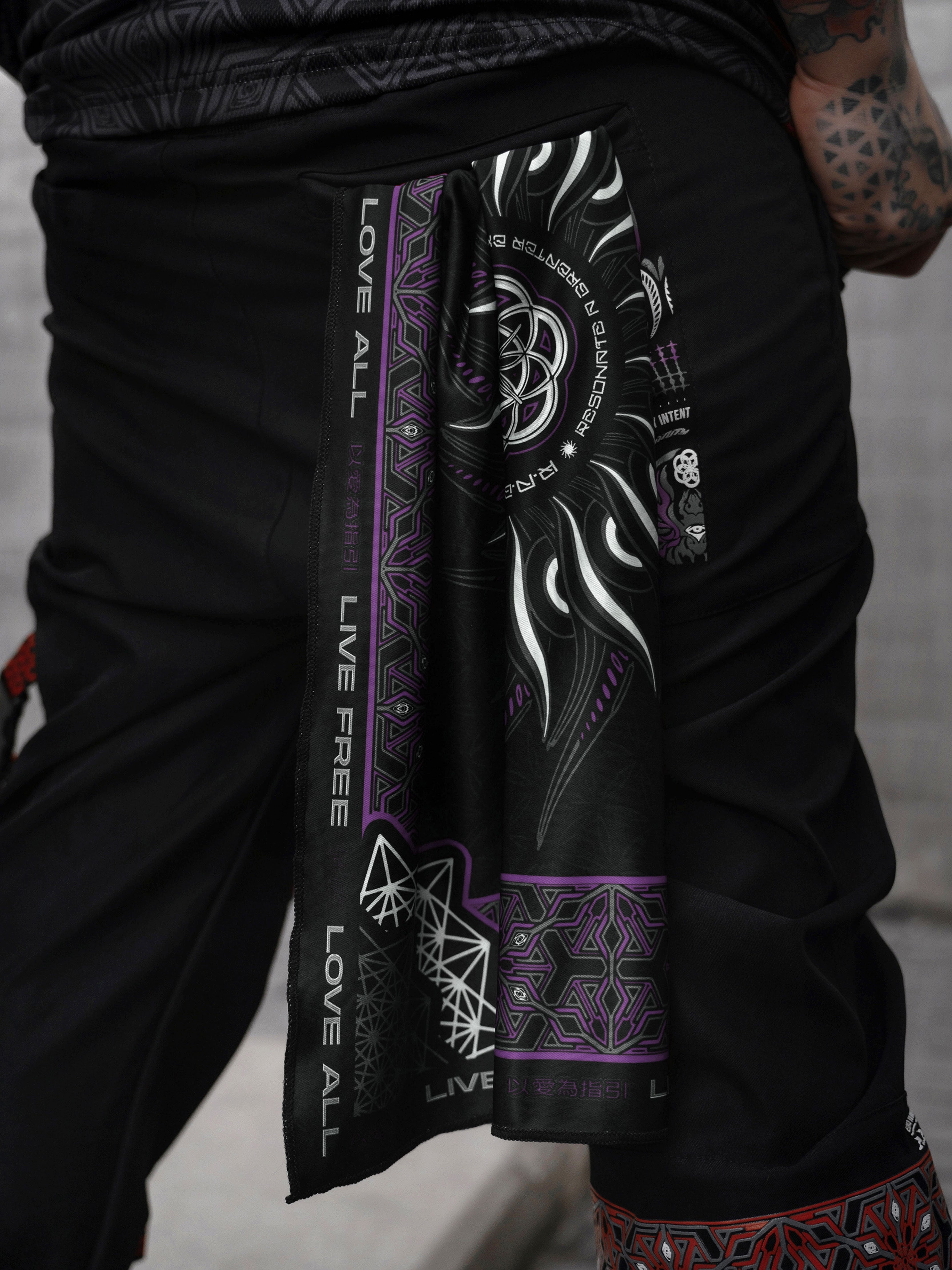 PRE-ORDER ✦ PROTECTED BY INTENT ✦ Lavender Double-sided Bandana