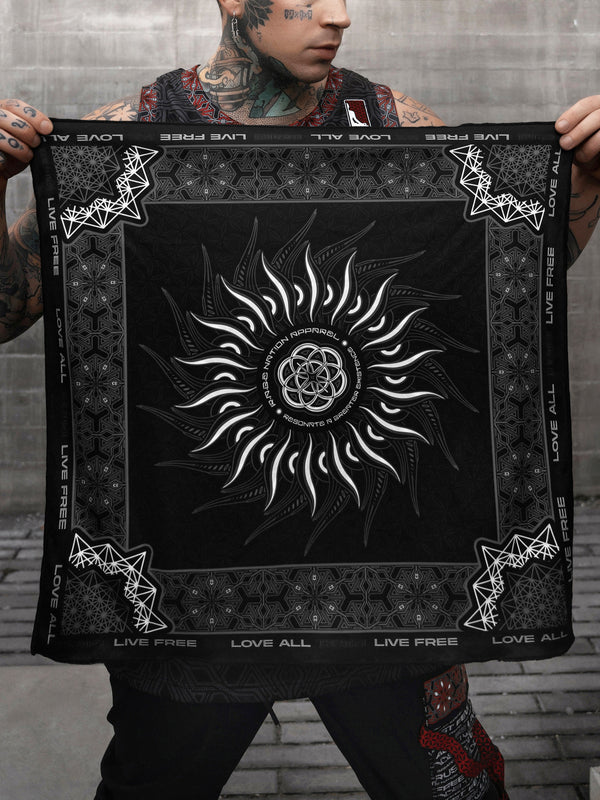PRE-ORDER ✦ PROTECTED BY INTENT ✦ Slate Double-sided Bandana Coming Soon 
