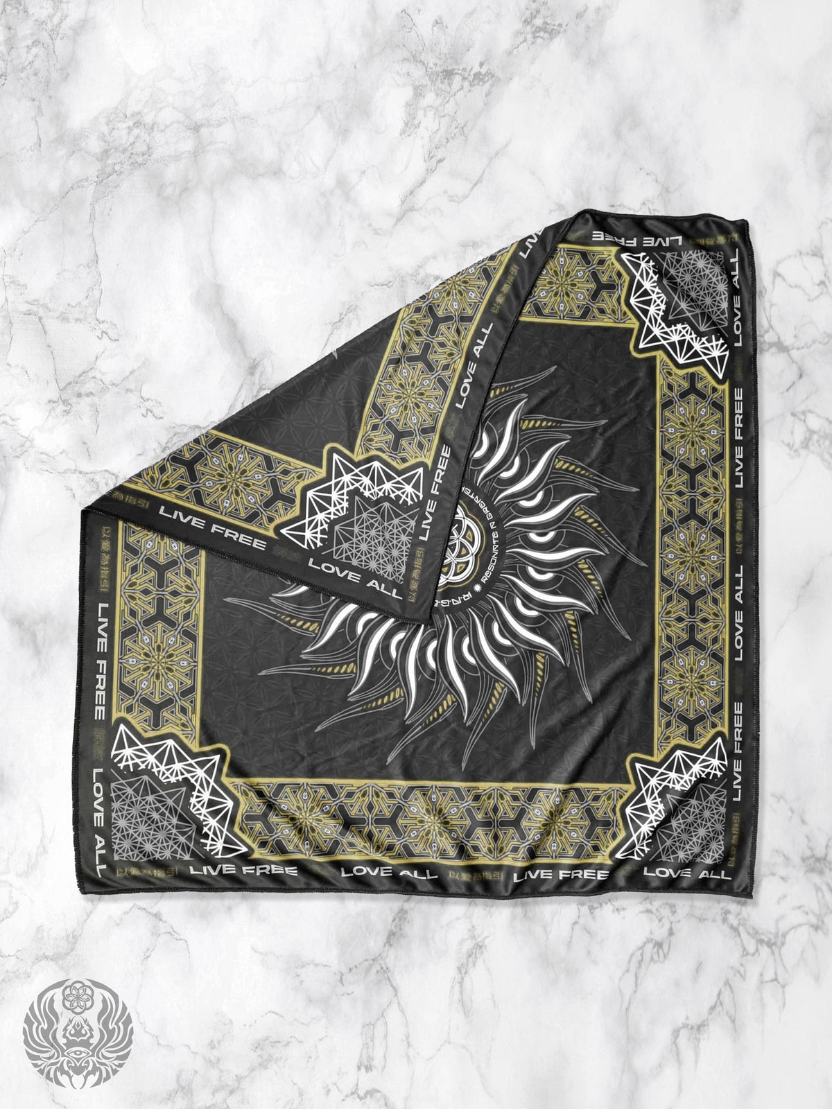 PROTECTED BY INTENT ✦ Gold Double-sided Bandana Coming Soon 
