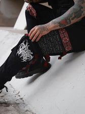 PROTECTED BY INTENT V1 ✦ RED/BLACK ✦ TACTICAL JOGGERS Tacticals 