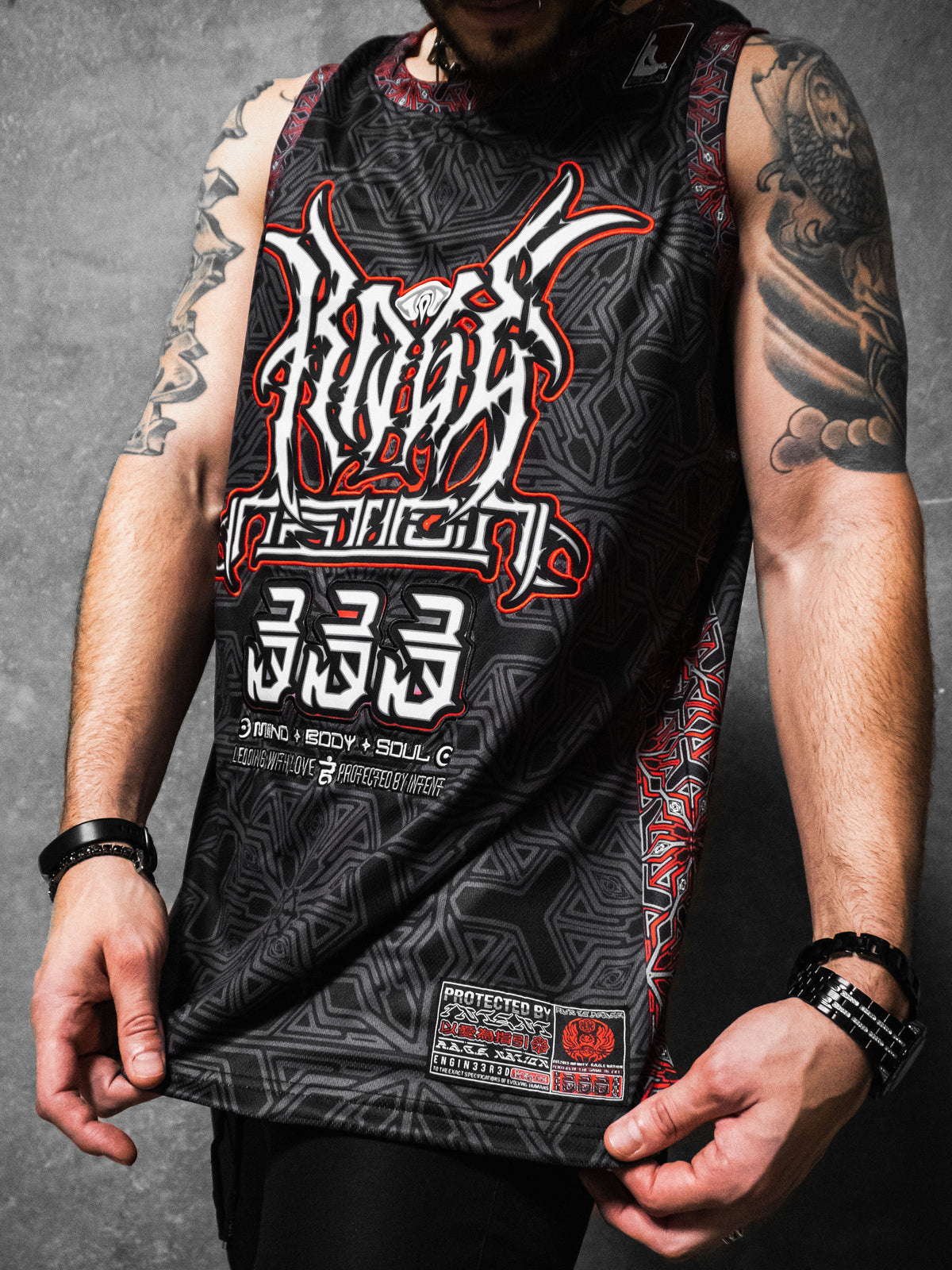 PROTECTED BY INTENT ✦ DELUXE ✦ Basketball Jersey Tank Top 