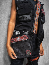 NEW RELEASE ✦ PROTECTED BY INTENT ✦ Double-Sided / Reflective Print ✦ SHOULDER BAG Shoulder Bag 