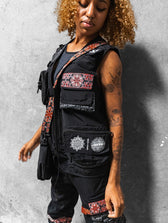 ✦ PROTECTED BY INTENT V1 ✦ RED/BLACK ✦ TACTICAL VEST Vest 