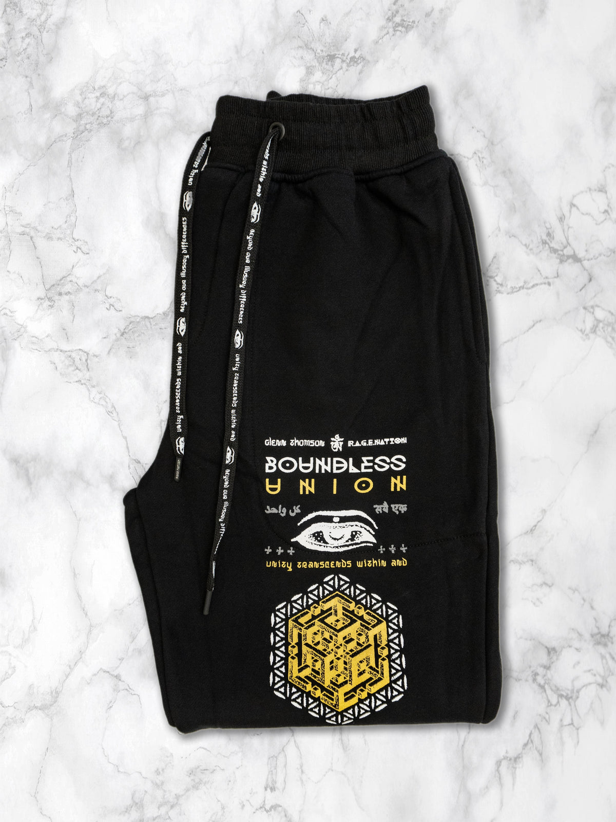 BOUNDLESS UNION ✦ GLENN THOMSON x RNA ✦ Hidden Pocket Unisex Joggers Joggers 
