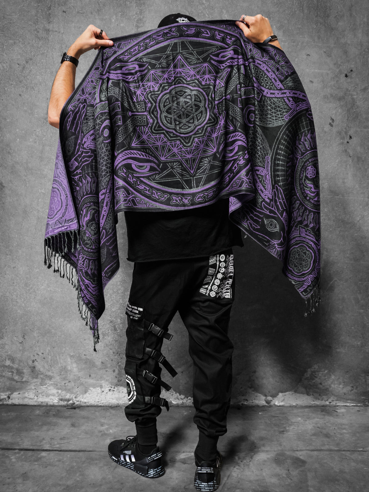 PROTECTED BY INTENT ✦ LAVENDER ✦ FESTIVAL SHAWL Shawls 