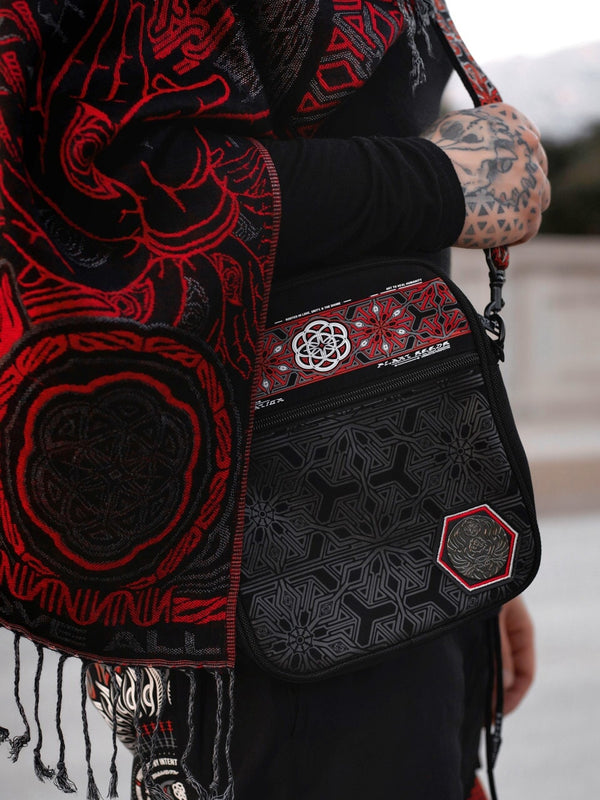 NEW RELEASE ✦ PROTECTED BY INTENT ✦ Double-Sided / Reflective Print ✦ SHOULDER BAG Shoulder Bag 