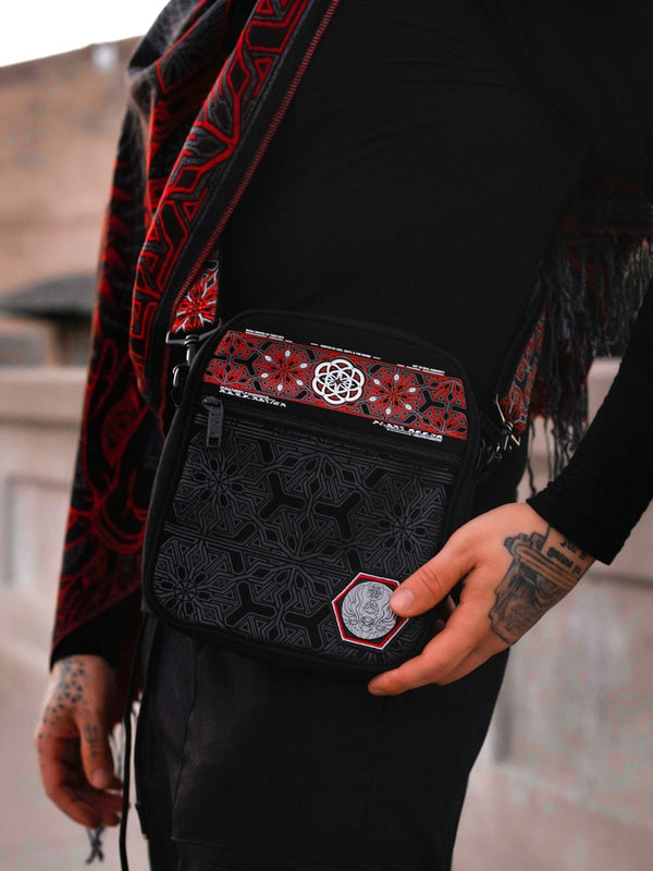 NEW RELEASE ✦ PROTECTED BY INTENT ✦ Double-Sided / Reflective Print ✦ SHOULDER BAG Shoulder Bag 