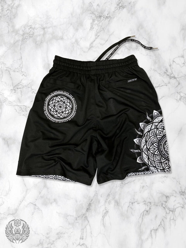 LOTUS THRONE (SAHASRĀRA सहस्रार) ✦ Reversible Shorts w/ Stash Pocket Shorts 