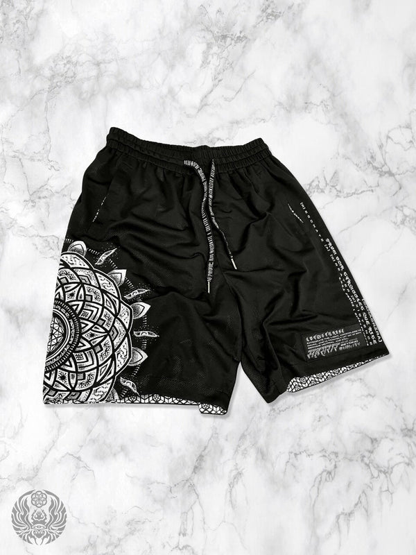 LOTUS THRONE (SAHASRĀRA सहस्रार) ✦ Reversible Shorts w/ Stash Pocket Shorts 