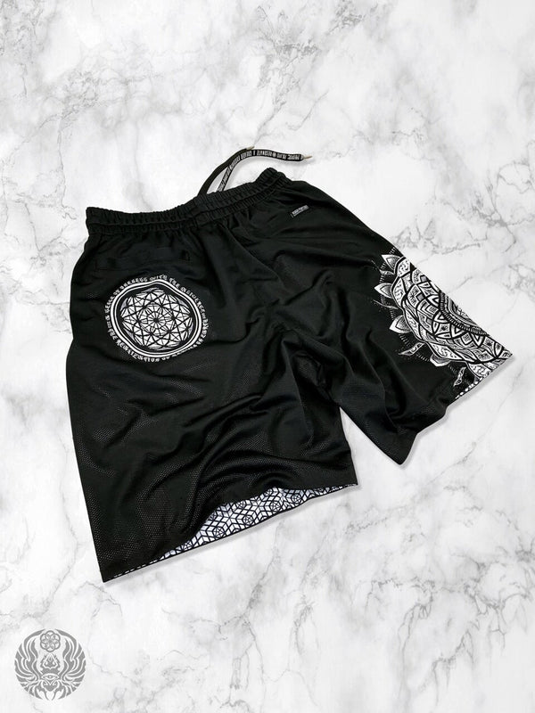 LOTUS THRONE (SAHASRĀRA सहस्रार) ✦ Reversible Shorts w/ Stash Pocket Shorts 