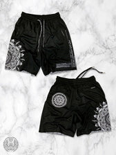 LOTUS THRONE (SAHASRĀRA सहस्रार) ✦ Reversible Shorts w/ Stash Pocket Shorts 