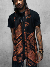 LOVE IS LAW ✦ COPPER ✦ Reversible Festival Shawl/Scarf Shawls 