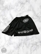 MANTRA V1 ✦ Black/Silver ✦ Reversible Activewear Shorts Shorts 