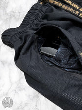 MANTRA V2 ✦ Black/Gold ✦ Reversible Activewear Shorts Shorts 