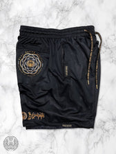 MANTRA V2 ✦ Black/Gold ✦ Reversible Activewear Shorts Shorts 