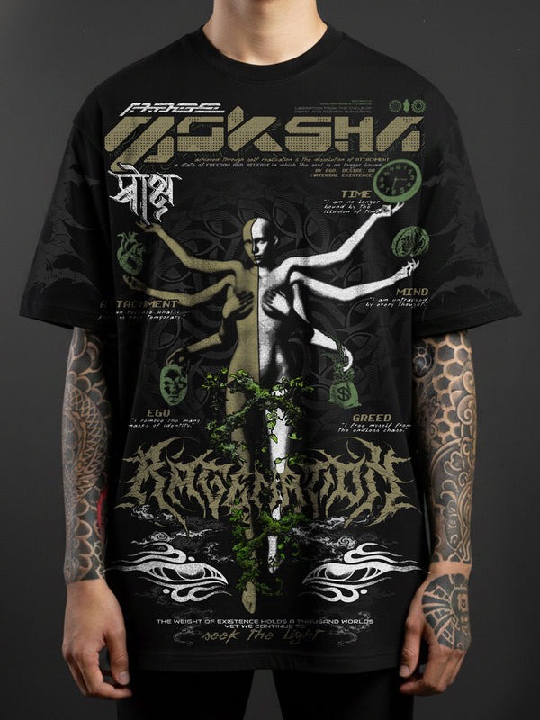 MOKSHA distressed ✦ T-Shirt T-Shirt 