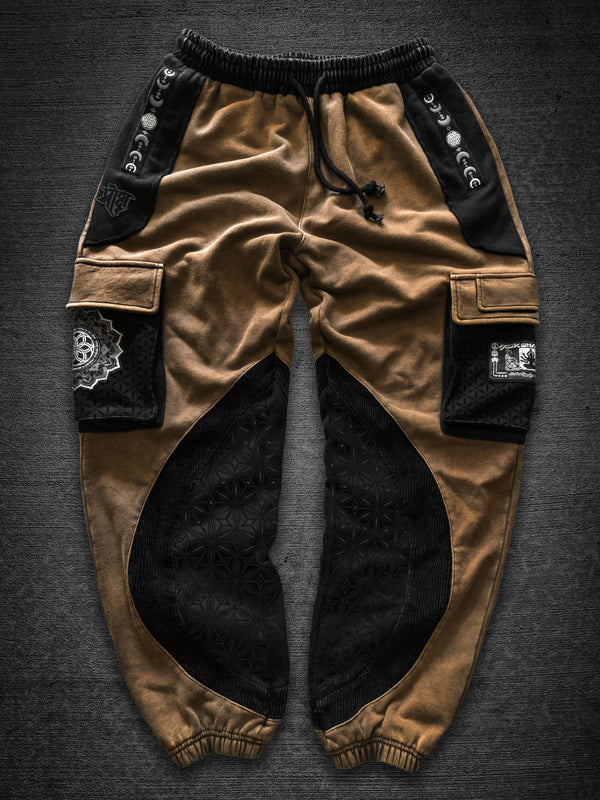 COMING SOON ✦ MOKSHA ✦ Tan/Black ✦ Corduroy Flow Joggers Joggers 