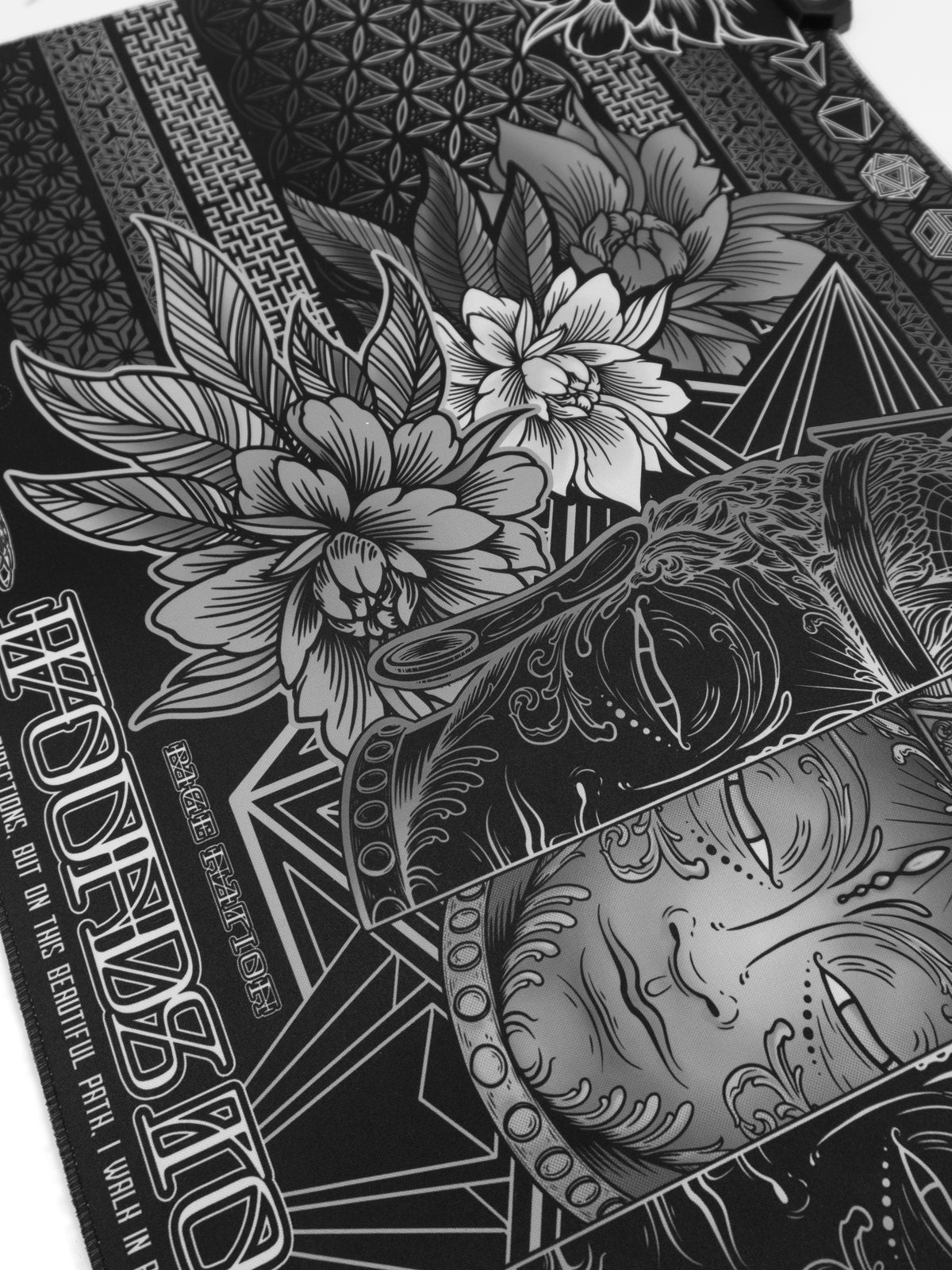 WOUNDS TO WISDOM V1 • MONOCHROME • XXL RGB GAMING MOUSEPAD Mouse Pad 