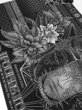 WOUNDS TO WISDOM V1 • MONOCHROME • XXL RGB GAMING MOUSEPAD Mouse Pad 