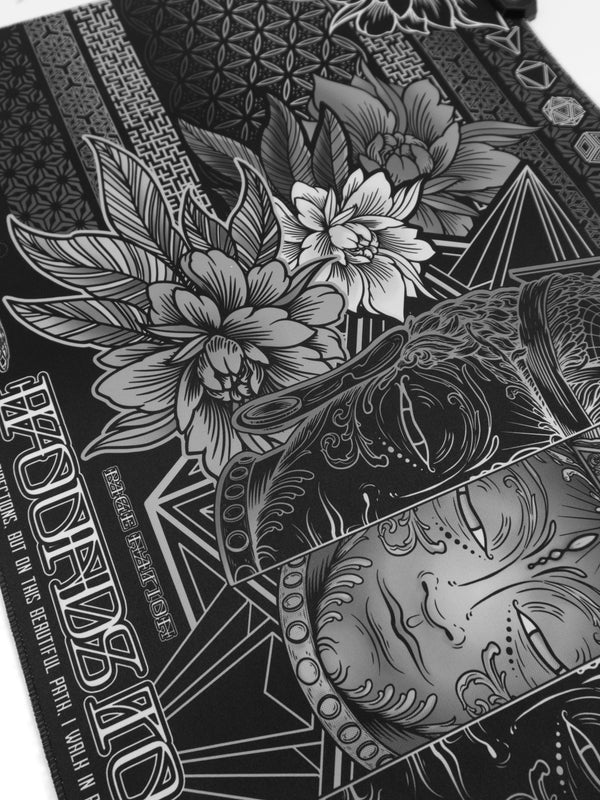 WOUNDS TO WISDOM V1 • MONOCHROME • XXL RGB GAMING MOUSEPAD Mouse Pad 