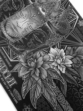 WOUNDS TO WISDOM V1 • MONOCHROME • XXL RGB GAMING MOUSEPAD Mouse Pad 