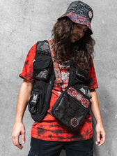 NEW RELEASE ✦ PROTECTED BY INTENT ✦ Double-Sided / Reflective Print ✦ SHOULDER BAG Shoulder Bag 