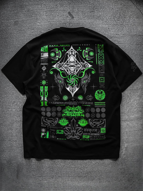 COMING SOON ✦ KEYS TO BECOMING ✦ GLOW IN THE DARK ✦ Oversized Premium T-shirt T-Shirt 