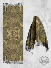 PRE-ORDER ✦ GEOMETRY OF BEING ✦ SAND ✦ Shawl / Pashmina Shawls 