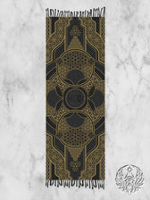 PRE-ORDER ✦ GEOMETRY OF BEING ✦ DARK GOLD ✦ Shawl / Pashmina Shawls 