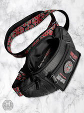COMING SOON • PROTECTED BY INTENT • Black/Red/Reflective Silver • Fanny Pack / Chest Bag Fanny Pack 